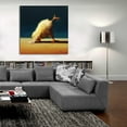 thumbnail image 5 of Epic Art 'Yoga Chick Downward Dog Split' by Lucia Heffernan, 36"x36", 5 of 8