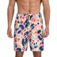 thumbnail image 1 of Balery Abstract Leopard Print Pantalones cortos de pijama de punto de algodón para hombre con cinturilla y bolsillos-Large, 1 of 6