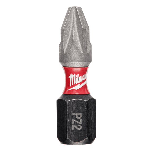 Milwaukee Tool Shockwave 1" Impact Pozidriv #2Insert Bits (2PK)