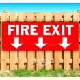 thumbnail image 1 of Fire Exit 13 oz Vinyl Banner With Metal Grommets, 1 of 4