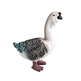 thumbnail image 2 of Figura de animal de granja de juguete de simulación para regalo, escritorio o recuerdo de fiesta. Ganso multicolor, 2 of 9