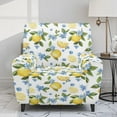 thumbnail image 2 of Yuyamidu Lemon Print Reclining Chair Covers 4 Pieces Waterproof Recliner Covers That Stay in Place Non Slip Lazyboy Cover for Recliner Chair Soft Furniture Protector, 2 of 8