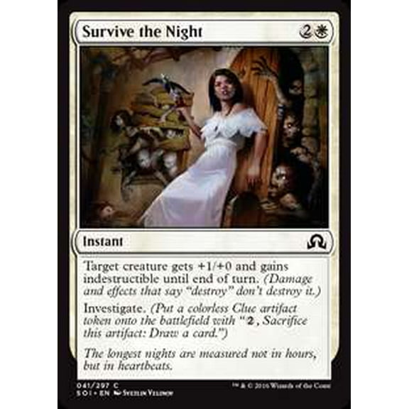 MtG Shadows Over Innistrad Common Survive the Night #41