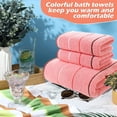 thumbnail image 4 of Soft Cotton Baby Towels, 2-Pack, 70x140 cm, Highly Absorbent & Lightweight, 4 of 5