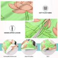 thumbnail image 6 of Lotus Flowers 20x40" Plush Pillow Case, Zippered Bed Pillow Cover for All Seasons Use, 6 of 9
