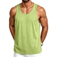 thumbnail image 3 of LRGSHF Men's Round Neck Sleeveless Tank Top, Loose Fit Solid Color Athletic Tank Shirts, Breathable Lightweight Casual Workout Tank Tops, 3 of 6