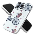 thumbnail image 2 of OWNHE Bicycle Lavender Pattern 4-Pack TPU Soft Case Set for iPhone 14 Pro/14 Pro Max/15 Pro/15 Pro Max, Attractive Personalized Pattern Printed Phone Covers, 2 of 7