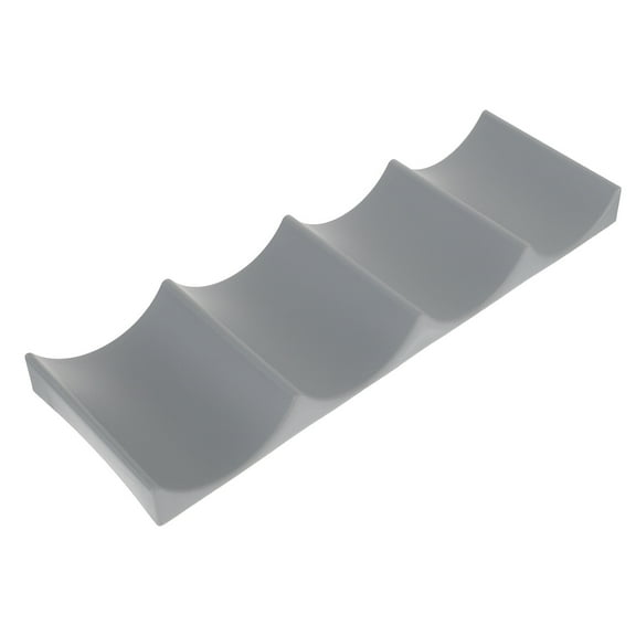 ULTNICE 2Pcs Stackable Water Bottle Storage Rack for Tidy Room in Dark Grey with Modern Style