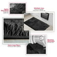 thumbnail image 3 of Nestl Super Soft Shaggy Bath Rug, Absorbent Bathroom Rug, 32" x 48", Black, 3 of 5