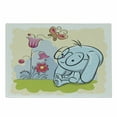 thumbnail image 1 of Butterfly Cutting Board, Clever Rabbit Enjoying the Nature with Butterflies Tulips Daisies Art Print, Decorative Tempered Glass Cutting and Serving Board, Small Size, Multicolor, by Ambesonne, 1 of 1
