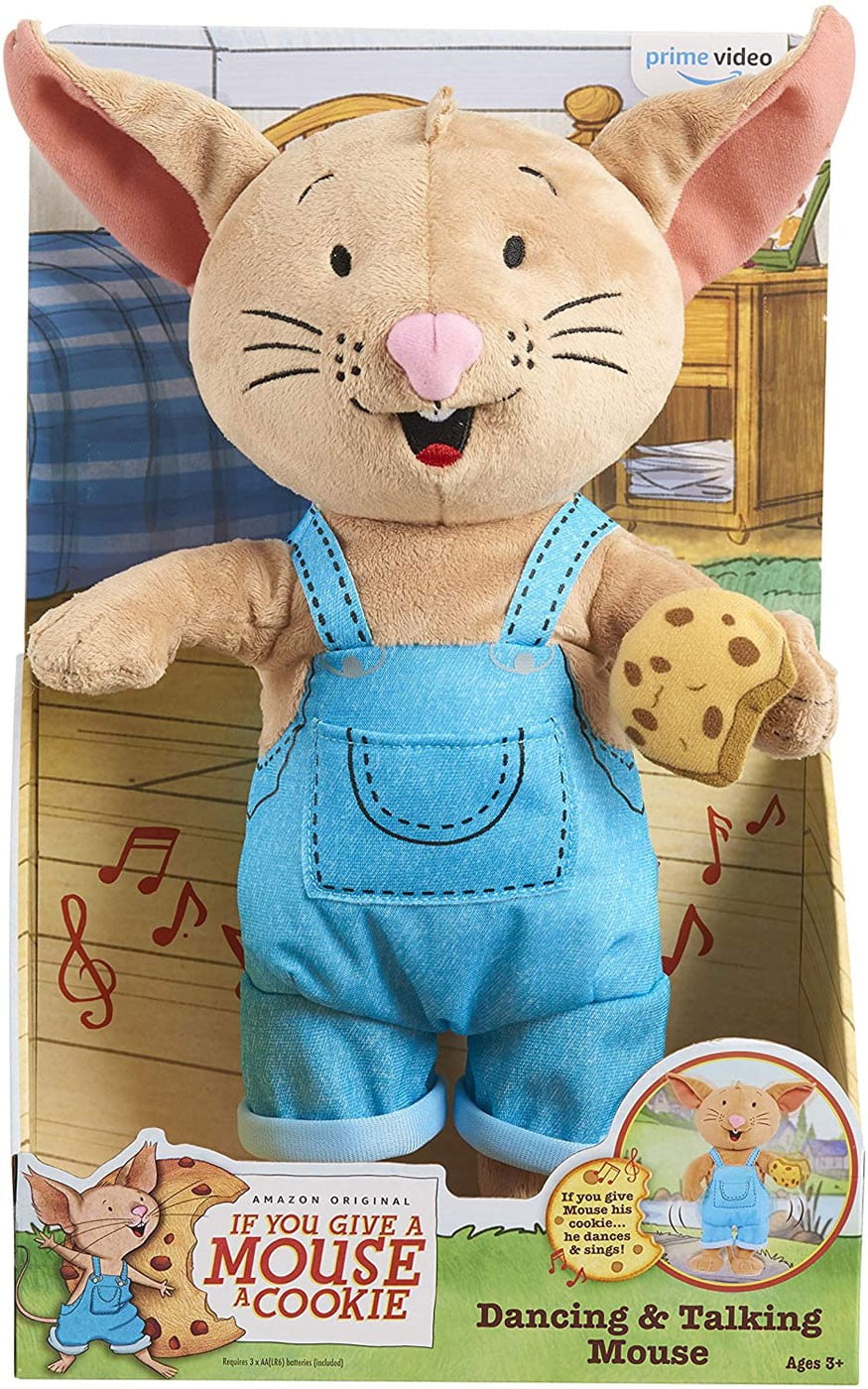 Kohls Cares for Kids If You Give a Mouse Cookie Tan 15” Plush Blue Overalls Gift for sale online 