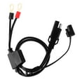 thumbnail image 2 of Motorcycle Battery Charger Cord SAE to Ring Terminal Harness Accessory Cable Extension Cable 2ft for Motorcycles Cars Motorbike, 2 of 9