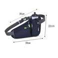 thumbnail image 2 of Running Water Bottle Hydration Belt with Water Bottle Holder Hiking Walking Waist Pack, 2 of 5