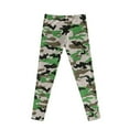 thumbnail image 7 of COEQINE Camo Green Grey Black Girls Athletic Leggings Kids Stretchy Dance Workout Running Yoga Pants for Girls, for 10-11 Years Kids Girls, 7 of 7