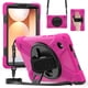 thumbnail image 1 of Funda para Samsung Galaxy Tab A9, Funda Protectora de Silicona Anti-caída + Capa de PC con Asa, Soporte, Correa para el Hombro, Resistente a Golpes, Funda Protectora para Tablet de Tres Pruebas, Rojo, 1 of 10