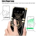 thumbnail image 3 of for Google Pixel 8 Pro Case for Women, Rivet Metal Corner Design Phone Case Cover with Bling Diamond Ring Suitable for Google Pixel 8 Pro 6.7" BF-Black, 3 of 8