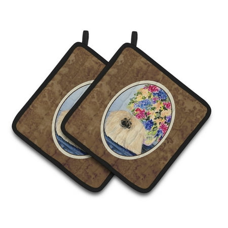 

Carolines Treasures SS8315PTHD Pekingese Pair of Pot Holders 7.5HX7.5W multicolor