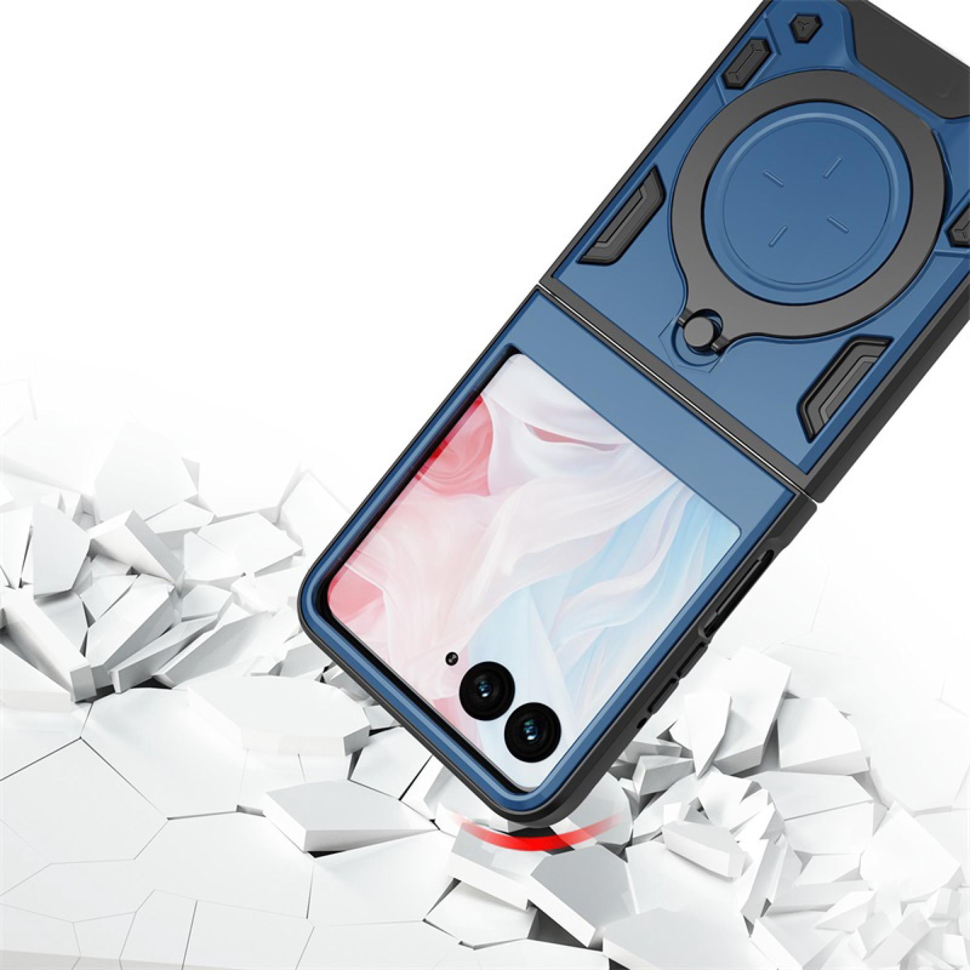 Anti-Drop Hybrid Case with Ring Stand for Motorola Razr 2024