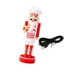 thumbnail image 5 of Adorno navideño de cascanueces con luces sobre base decorativa Caja de regalo roja y blanca, 5 of 9