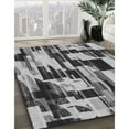 thumbnail image 3 of Ahgly Company Machine Washable Indoor Rectangle Transitional Silver Gray Area Rugs, 7' x 10', 3 of 7