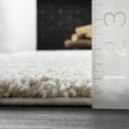thumbnail image 6 of nuLOOM Carolyn Modern Shag Area Rug, 4' Square, Cream, 6 of 9