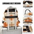 thumbnail image 3 of FORMRS Mini Backpack Purse for Women Travel Daypack Casual Shoulder Bag, Beige Geometric Pattern, 3 of 7