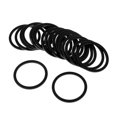 thumbnail image 1 of 20pcs Vélo Rondelle d'Entretoise Rondelle de Volant d'Inertie Moyeux 2mm Alliage d'Aluminium Noir, 1 of 6