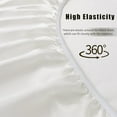 thumbnail image 2 of Mulberry Silk Sheet Set 4Pcs, 6A Grade Mulberry Silk Bed Sheets, Fits Mattress Upto 7-12" Deep Pocket ( King, Turquoise), 2 of 6