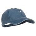 thumbnail image 5 of Mini Question Mark Embroidered Washed Cap - Navy OSFM, 5 of 5