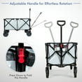 thumbnail image 6 of Costway 180 lbs Capacity Utility Garden Wagon with Foldable, 6 of 10