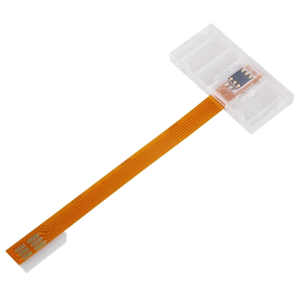 Durable Sim Big Turn To Small Card Converter Adapter Transparent Open