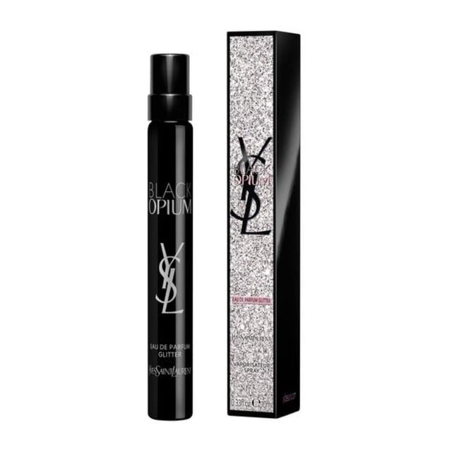 Perfume Yves Saint Laurent YSL con purpurina negra de opio, 10 ml