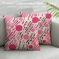 thumbnail image 3 of COMIO  Hot Pink Preppy Tiger Trendy Tiger Skin Print Throw Pillow Cover for Home Bedroom Living Room College Dorm Party Decor,Preppy Gifts for Women Teen Girls, 3 of 5