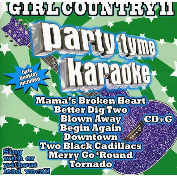 Various Artists Party Tyme Karaoke Girl Country 11 CD Walmart