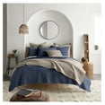 thumbnail image 3 of - Mills Waffle - Quilt Set - Navy Cotton Waffle - Quilt Size (68 x 86in.), Sham Size (26 x 20in.), 3 of 5