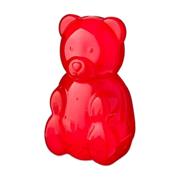 Large 16 Inch Clear Plastic Gummy Bear Container, Reusable Bear Shaped Gift Box for Valentine’s Day Candy, Party Favors & Festive Storage Display