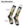 thumbnail image 2 of Daiia Sports Socks Mallard Ducks Printed Novelty Crew Socks for Men Women Knee High Socks Cotton Socks Soft & Breathable Support Unisex Socks, 2 of 9