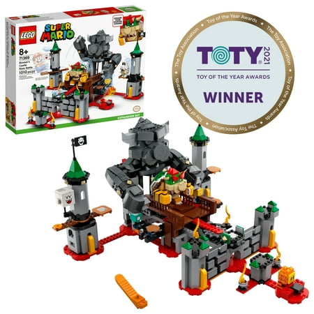 LEGO Super Mario Bowser’s Castle Boss Battle Expansion Set 71369 Building Toy for Kids (1,010 Pieces)
