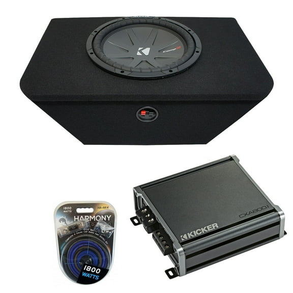 2000-2009 Honda S2000 Custom Fit Kicker CompR CWR10 Single 10" Sub Box CXA800.1