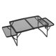 thumbnail image 1 of Superficie de malla de alambre de mesa plegable de mesa de metal portátil para acampar al aire libre, 1 of 7