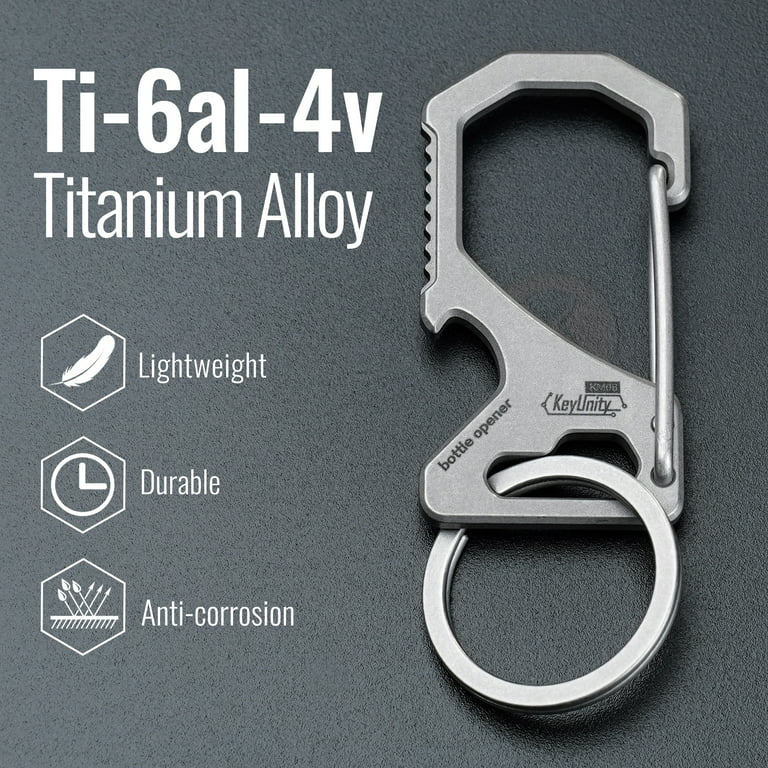 Titanium Carabiner Key Holder Car Key Chain for Men