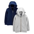 thumbnail image 1 of Sudaderas con capucha Simple Joys by Carter's Baby Boys, paquete de 2, 12 meses, 1 of 4