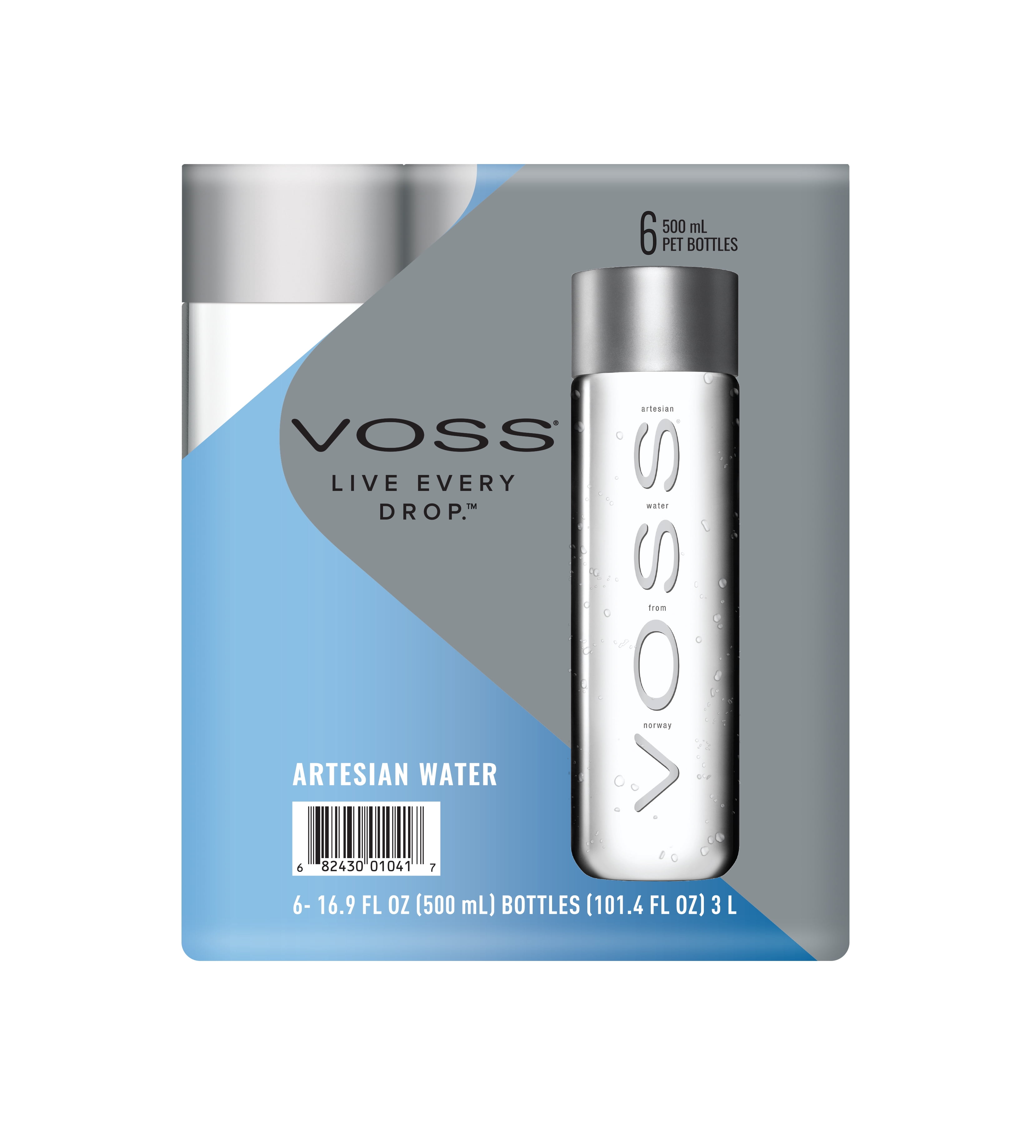 Voss Artesian Still Water from Norway 500 ML 24ct (4 X 6pk)