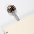 thumbnail image 3 of Columbus Day Book Accessories: Vintage Silver Lace-Edged Bookmark - a Gift for Readers and Book Lovers, 3 of 5