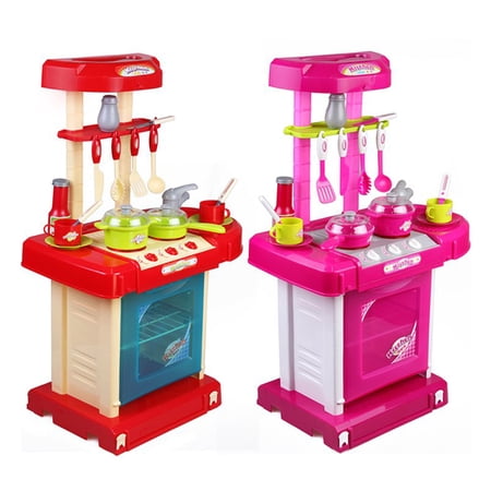 Kids Simulation Kitchen Toys  Electronic Cooker PlaySet 