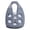 Gray, variant on CEORPER 30KN Climbing Rope Pulley Mobile Micro Rescue Pulley Aluminum Swing Sheave