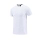 thumbnail image 4 of Ceisia Men's Solid Color Linen Blend T-shirt Short Sleeve Round Neck Loose Fit Casual Daily Tee Tops White XL Gifts, 4 of 7