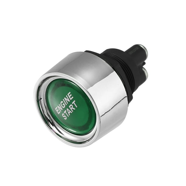 Motor Arranque Interruptor Botón 12V Arranque Encendido Botón Interruptor Verde