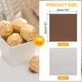 thumbnail image 2 of 100pcs Foil Candy Wrappers, 8 x 8 Inch Chocolate Bar Wrappers, Aluminum Foil Paper (Coffee, Fine Grid), 2 of 6