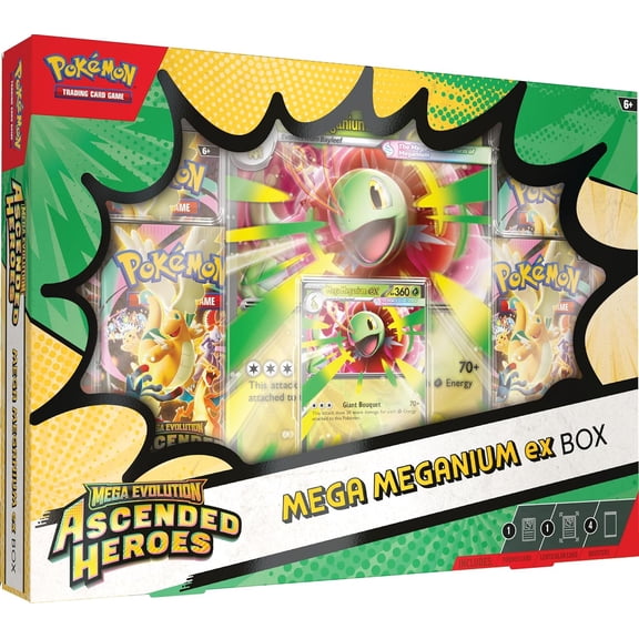 Pokemon TCG: Mega Evolution - Ascended Heroes Mega Meganium ex Box